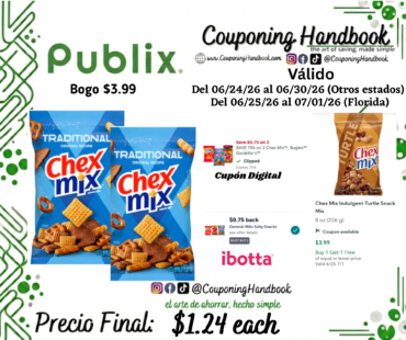 Chex Mix Traditional Original Recipe Snack Mix por $1.24