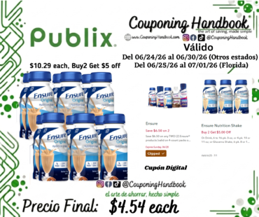 Ensure Nutrition Shake por $4.54
