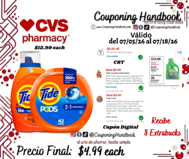 Tide Detergent por $4.99