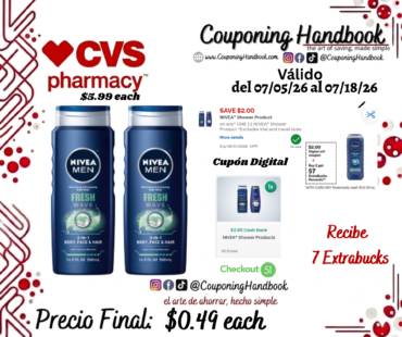 NIVEA MEN Body Wash, 16.9 Ounces por $0.49