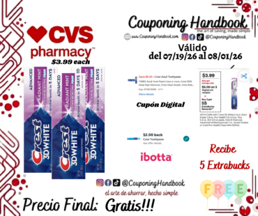 03 Crest 3D White Fluoride Anticavity Whitening Toothpaste, Radiant Mint, 2.4 OZ Gratis