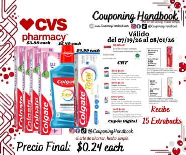 Productos Colgate por $0.24