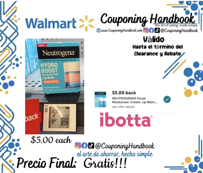 Neutrogena Hydroboost Lip Balm Sheer Berry Gratis
