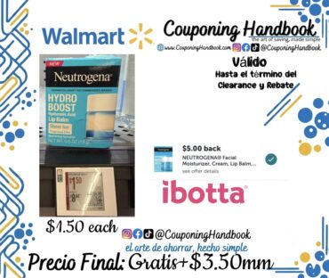 Neutrogena Hydroboost Lip Balm Sheer Ice Gratis Más Ganancia