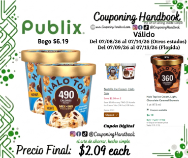 Halo Top Ice Cream por $2.09
