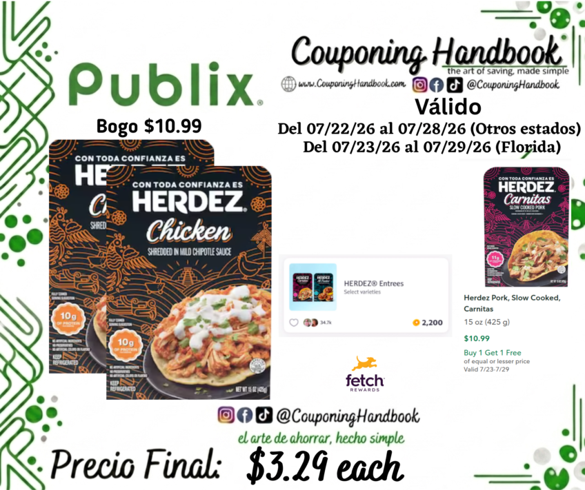 Herdez Chicken por $3.29