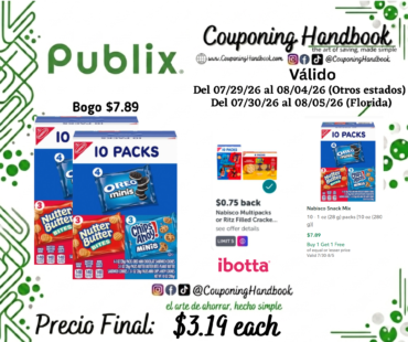 Nabisco Snack Mix por $3.19