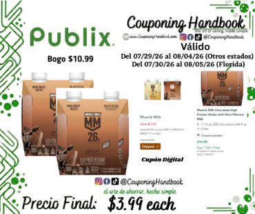Muscle Milk Chocolate High Protein Shake with Ultra-Filtered Milk por $3.99