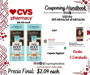 L’Oreal Paris Magic Root Rescue 10 Minute Root Hair Coloring Kit por $2.09