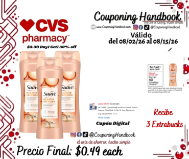 Suave Professionals Keratin Infusion Smoothing Shampoo por $0.49
