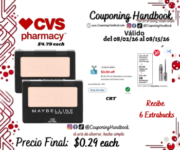 Maybelline Expert Wear Eyeshadow por $0.29