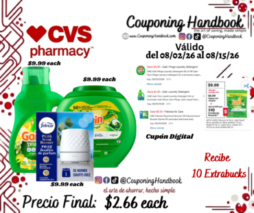 03 Productos de Household por $7.97