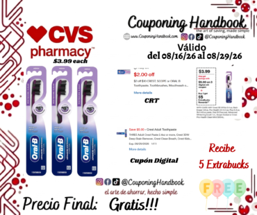 03 Oral-B Charcoal Whitening Toothbrush, Medium Bristle, 1 CT Gratis