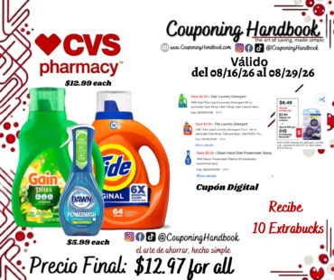 03 Productos de Household por $12.97