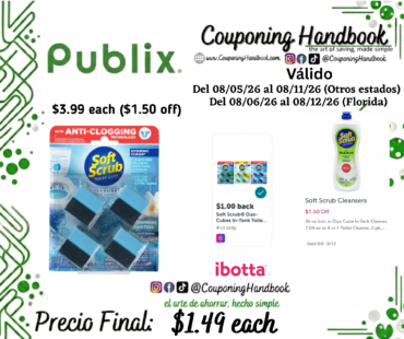 Soft scrub Sapphire Waters Duo Cubes in Tank Cleaner por $1.49