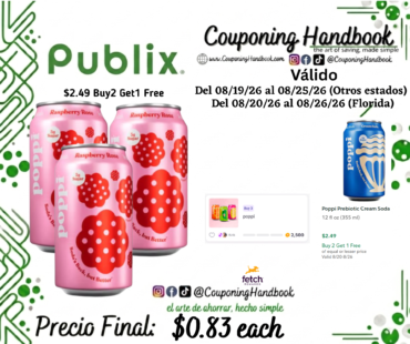 Poppi Prebiotic Soda por $0.83