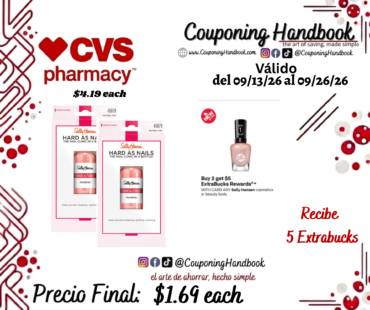 Sally Hansen Hard As Nails Natural Tint, 0.45 OZ por $1.69