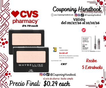 Maybelline Expert Wear Eyeshadow por $0.29
