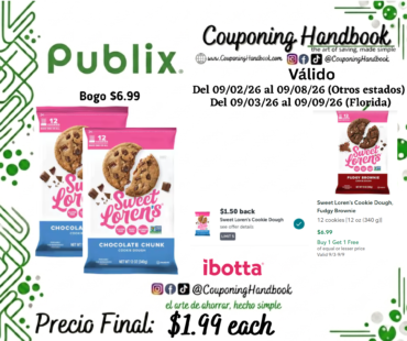 Sweet Loren’s Cookie Dough por $1.99