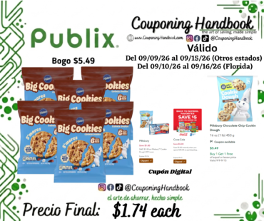 Pillsbury Big Cookies S’mores Cookie Dough por $1.74