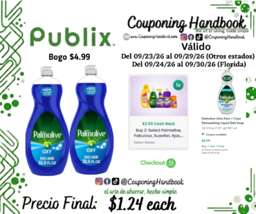 Palmolive Ultra Oxy Plus Dishwashing Liquid Dish Soap por $1.24
