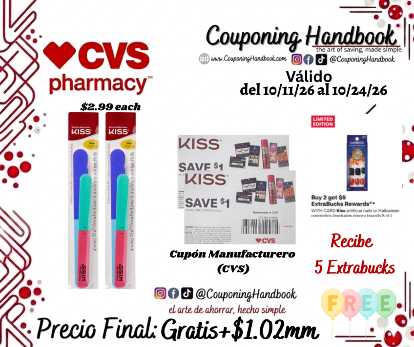 02 Kiss 4-Way Nail Grinder Gratis