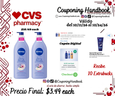 NIVEA Oil Infused Body Lotion, 16.9 OZ, Cherry Blossom & Jojoba Oil por $3.49