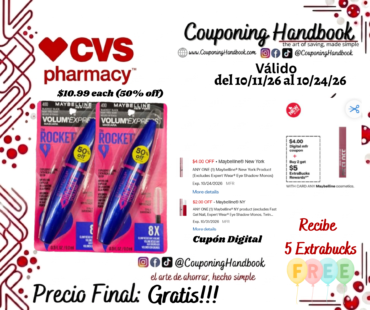 02 Maybelline Volum’ Express The Rocket Washable Mascara Gratis