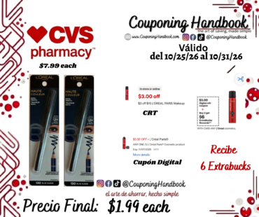 L’Oreal Paris Haute Couleur Kohl Pencil Eyeliner por $1.99