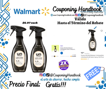 02 Downy Wrinkle Releaser Unstopables Unlimited N.26 Fabric Spray, 16.9 fl oz Gratis