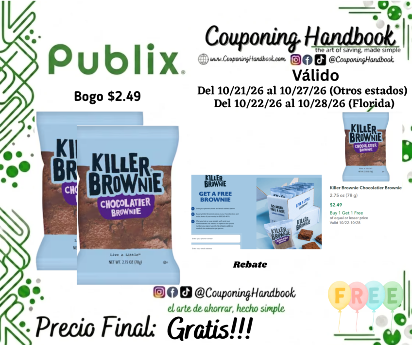 02 Killer Brownie Chocolatier Brownie Gratis