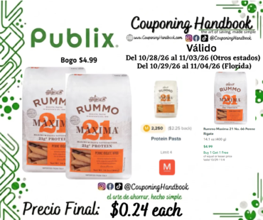 Rummo Maxima 21 No. 66 Penne Rigate por $0.24